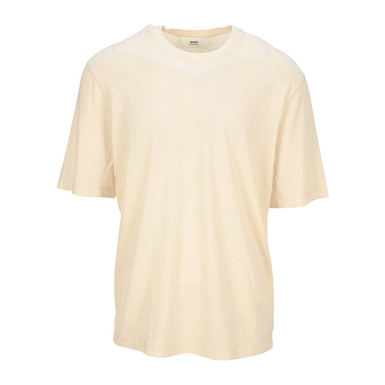 AMI AMI 2021春夏米色男士短袖T恤 百搭時尚之選