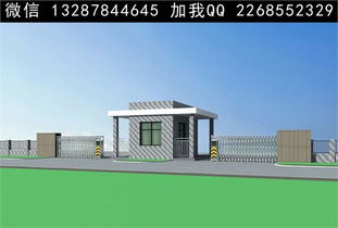 工廠大門與學(xué)校大門設(shè)計案例效果圖對比分析